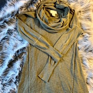 Olive Green Tunic Sweater🌿